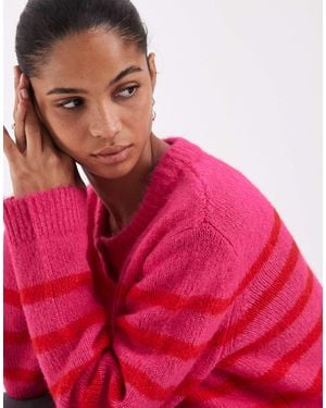 ONLY Knitted Cardigan - Red