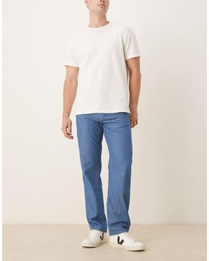 ASOS Straight Fit Trousers - Blue