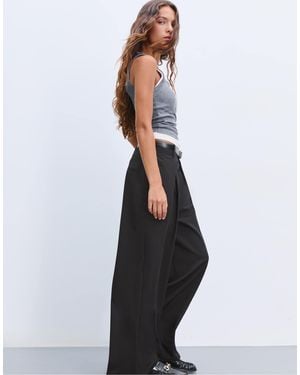 Stradivarius – lange hose - Weiß
