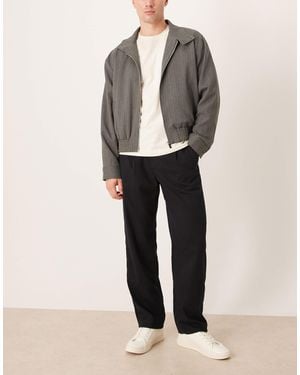 Mango Pleat Front Tailored Trouser - Blue