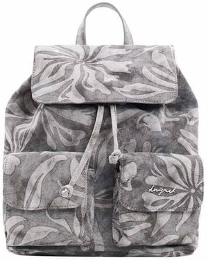 Desigual Small Backpack Obsidian - Grey