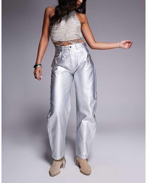 ASOS Slim Barrel Jeans - Purple