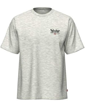 Levi's Archive 2 Horse Logo Back Print Vintage Oversized T-shirt - White