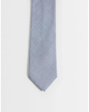 ASOS Textured Tie - Blue
