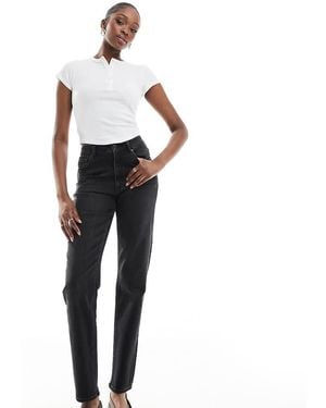 ASOS Asos Design Tall Slim Fit Mom Jeans - White