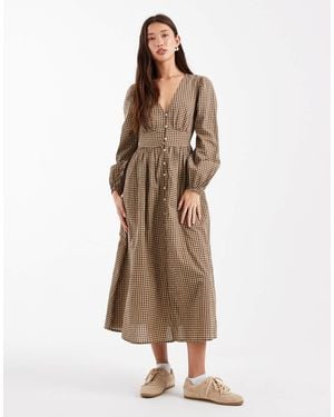 New Look – midi-freizeitkleid - Natur