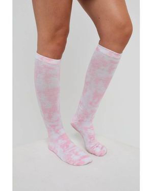 OOSC Calcetines Multicolores Para Esquí Y Snowboard Katie Ormerod De -Rosa - Morado