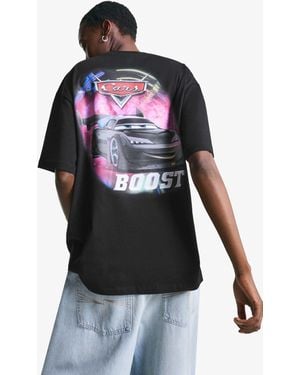 Bershka – kurzärmliges t-shirt - Schwarz