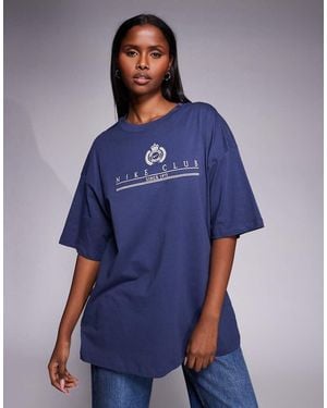 Nike Graphic Print T-Shirt - Blue
