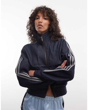 adidas Originals Firebird Denim Track Top - Blue