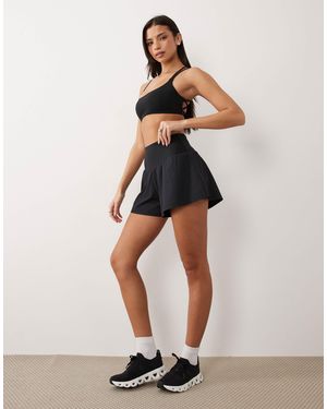 4505 Floaty Running Short With Jersey Liner - Natural