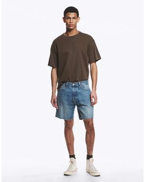 Weekday Oversized Denim Shorts - Blue
