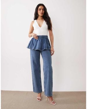ASOS Jeans With Overskirt Detail - Blue