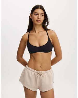 Cotton On Plush Micro Short - Natural