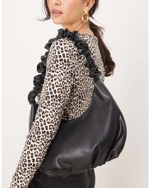 Glamorous Sac à main avec fronces - Gris