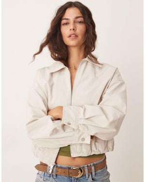 Abercrombie & Fitch Veste épurée fonctionnelle - beige - Neutre