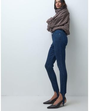ASOS Slim Straight Stirrup Jean - Blue