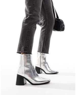 New Look Chunky Heel Mid Ankle Boots - Black