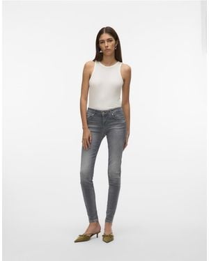 Vero Moda Slim Fit Jeans - White