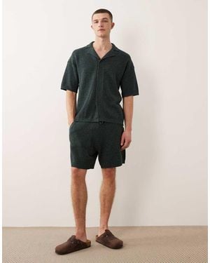 ASOS Knitted Shorts Co-Ord - Green