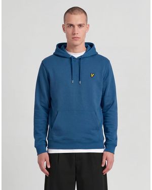Lyle & Scott Mid Layers Pullover Hoodie - Blue