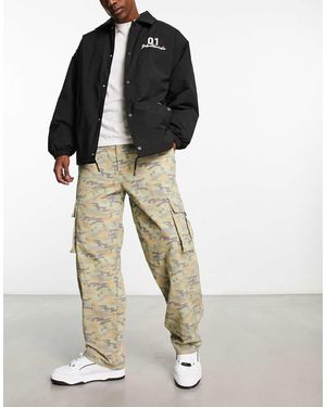 New Look Summit Paneled Cargo Trouser - Natural