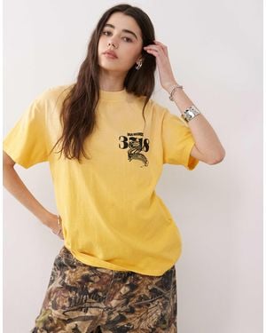 Deus Ex Machina Zounds Graphic T-Shirt - Yellow