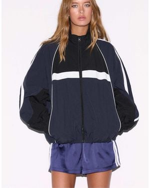 Stradivarius Veste technique - Bleu