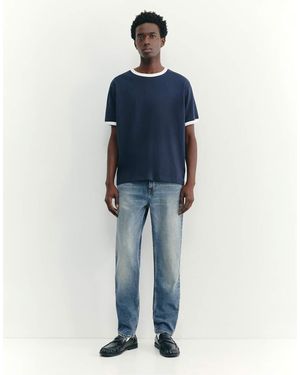 Pull&Bear Jeans Slim Fluo - Blu
