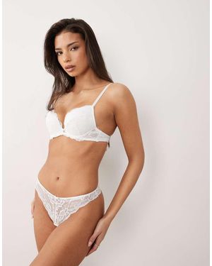 Boux Avenue Mollie Lace Thong - White