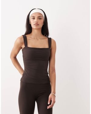 Tala Dayflex Ruched Strap Singlet - Multicolor
