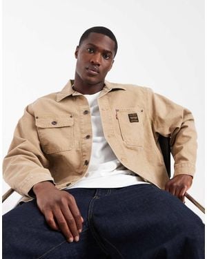 Levi's Chaqueta Trucker Workwear En Camel-Azul