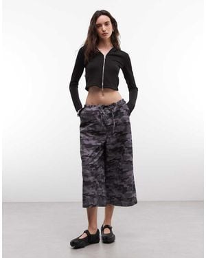 Collusion Low Rise 3/4 baggy Culotte - White