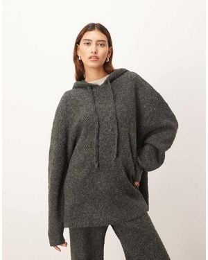 ARRANGE Boucle Hoodie Co-ord - Grey