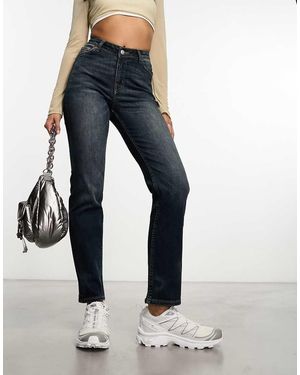 Weekday Twig Straight Leg Stretch Jeans - Blue