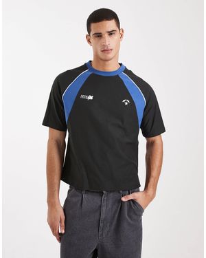 Cotton On – cropped t-shirt - Blau