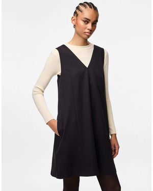 Pieces – latzkleid - Schwarz