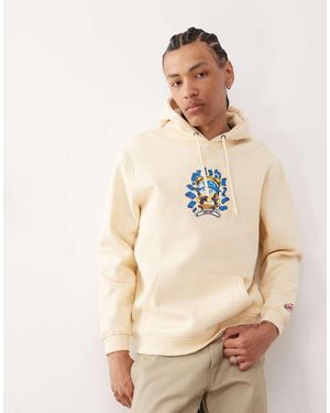 Santa Cruz All Round Graphic Clock Logo Hoodie - Natural
