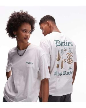 Dickies Deep Rooted Graphic Back Print T-Shirt - White