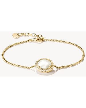 Thomas Sabo Bracelet With Mother-of-pearl And White Zirconia - Natural