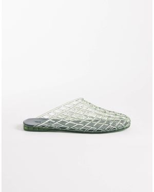 ASOS – lennox – jelly-pantoletten - Grün