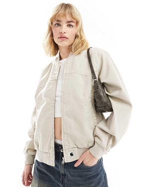Carhartt Santa Fe Bomber Jacket - Natural