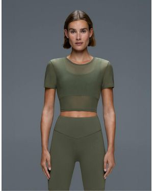 Oysho Short-Sleeved Evermove Tank Top - Green