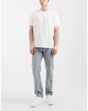 Jack & Jones Vaqueros Azul Claro De Corte Recto Chris De - Blanco