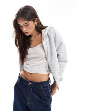 Cotton On Cotton On Classic Fleece Oversized Zip Up Hoodie - Blue