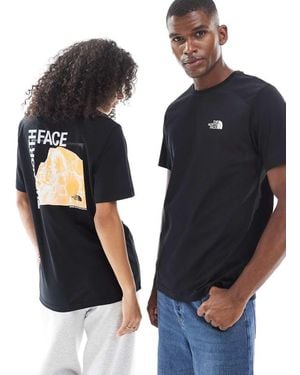 The North Face Half Dome Photo Unisex Back Print T-shirt - Black