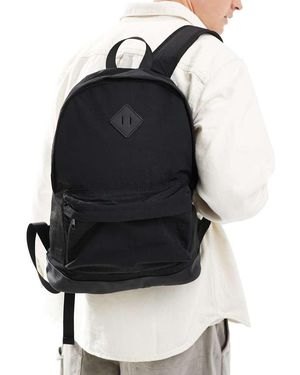 ASOS Mochila Negra De Nailon Suave De - Negro