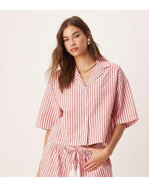 Aray Beach Shirt Co-ord - Pink