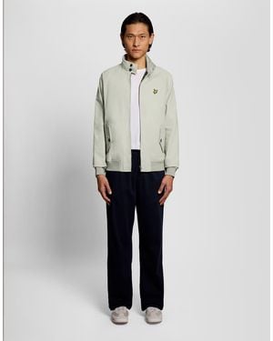Lyle & Scott Mid Jackets Cotton Harrington Jacket - White