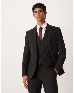 ASOS Slim Suit Jacket - Black